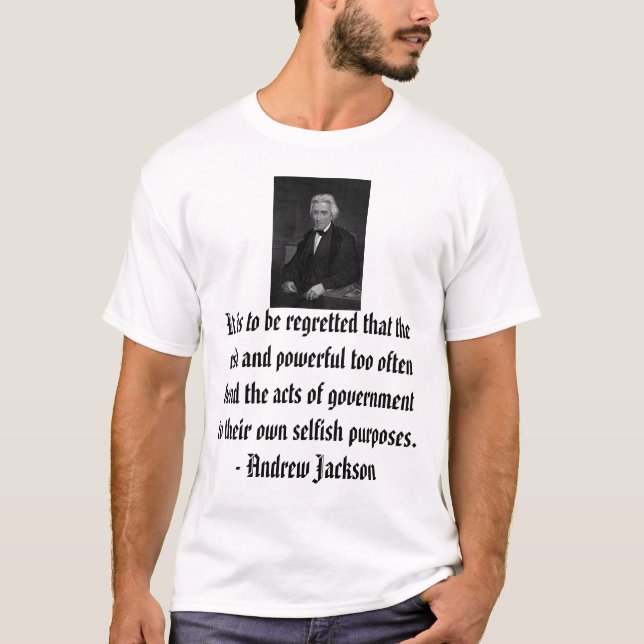 Camiseta Andrew Jackson (Anverso)