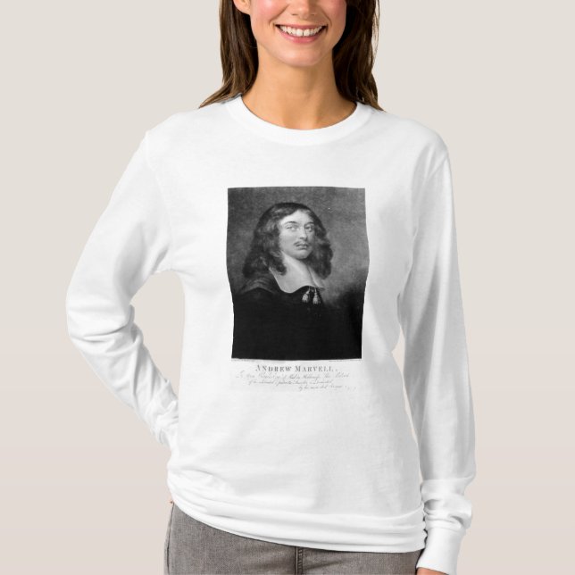 Camiseta Andrew Marvell, grabado por Raphael Smith de Juan (Anverso)