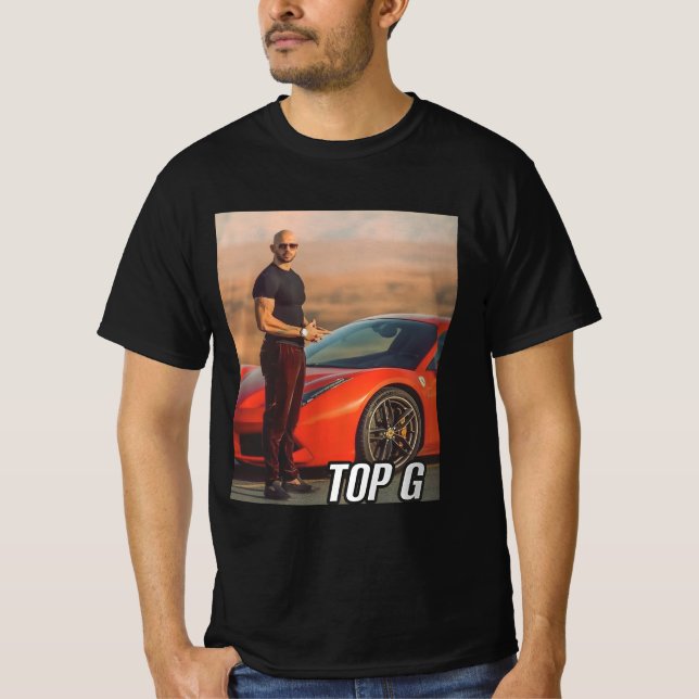 Camiseta Andrew Tate "Top G" (Anverso)