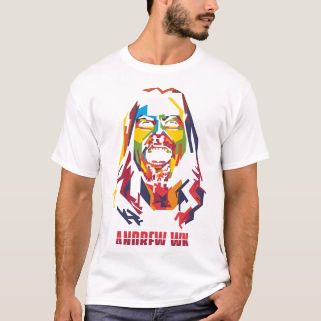 Camiseta Andrew W.K Classic  (Anverso)
