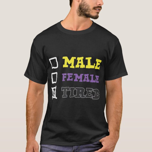 Camiseta Androgyne no binaria (Anverso)