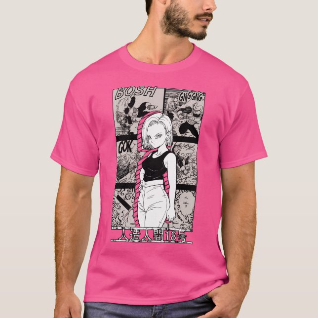 Camiseta Android 18 (Anverso)