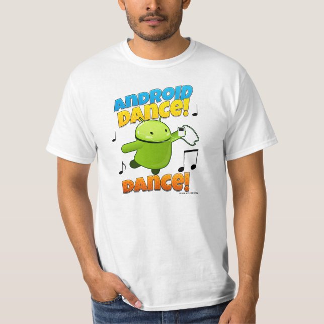 Camiseta Android Dance Dance Shirt (Anverso)