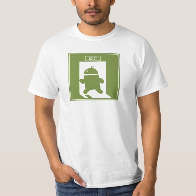 Camiseta android escaping (Anverso)