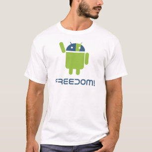 Camiseta Android=Freedom