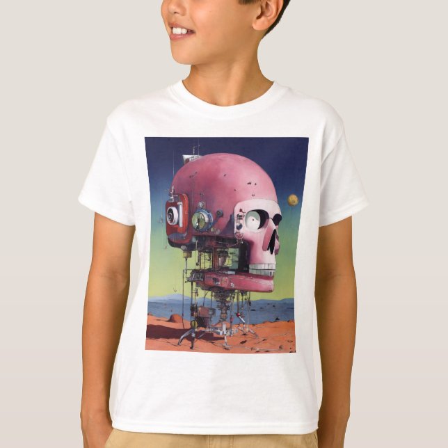 Camiseta Android paranoico de Radiohead (Anverso)
