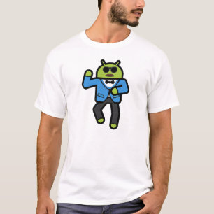Camiseta Androide de baile