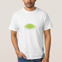 Camiseta androide del equipo