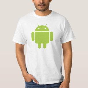 Camiseta androide del valor