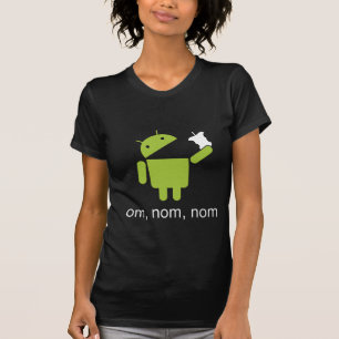 Camiseta androide > manzana (camisa oscura)