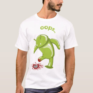 Camiseta Androide Oops