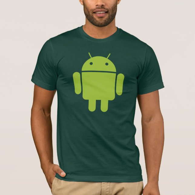 Camiseta androide verde (Anverso)