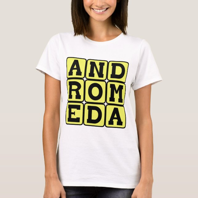 Camiseta Andrómeda, Galaxia (Anverso)