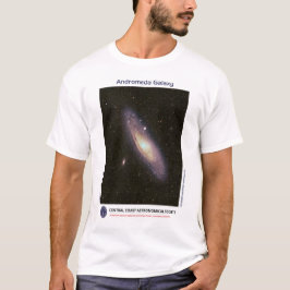 Camiseta Andromeda Galaxy por Lee Coombs Front Tee