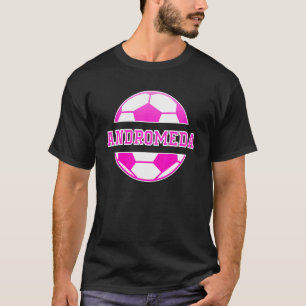 Camiseta Andromeda Nombre Chicas Juego de Fútbol Deportes F