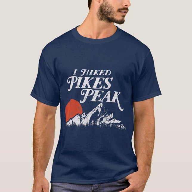 Camiseta Anduve Pikes Peak Retro Souvenir Colorado (Anverso)