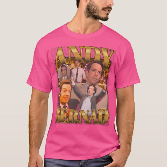 Camiseta Andy Bernard Classic Bootleg Vibes (Anverso)