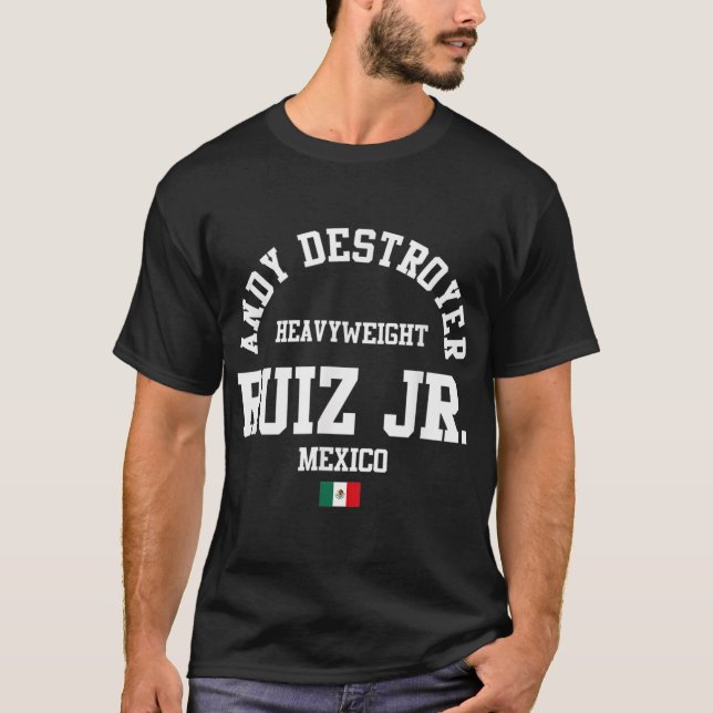 Camiseta Andy Boxing Ruiz Jr Mexico Gym Heavy weight (Anverso)