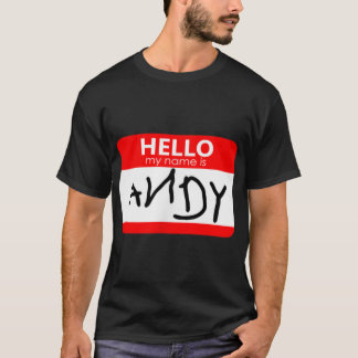 Camiseta Andy Cosplay, Outfit, cumpleaños vintage