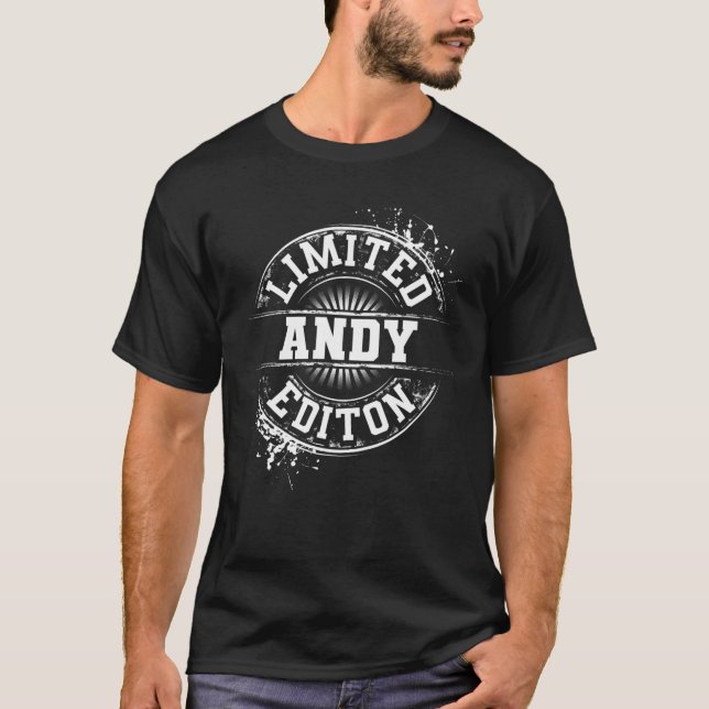 Camiseta ANDY Limited Edition Funny Chiste de nombres perso (Anverso)
