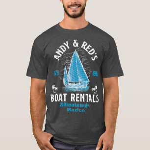 Camiseta Andy Reds Boat Rentals Shawshank