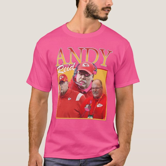 Camiseta Andy Reid Retro Collage (Anverso)