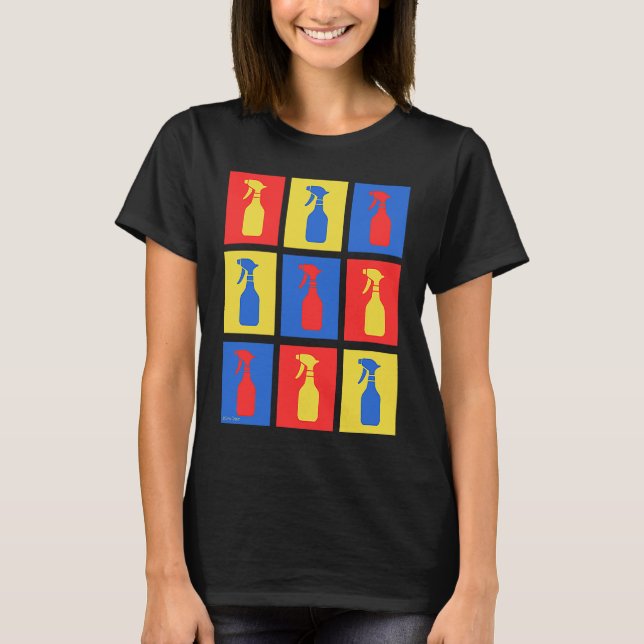 Camiseta Andy SprayAll Disinfecting Spray Housekeeping Humo (Anverso)