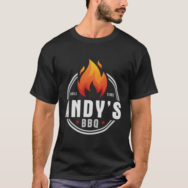 Camiseta Andy'S Bbq (Anverso)