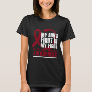 Camiseta Anemia anemia drepanocítica Warrior Borgoña Concie