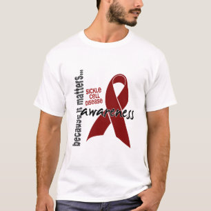 Camiseta Anemia de células falciformes de la conciencia 1