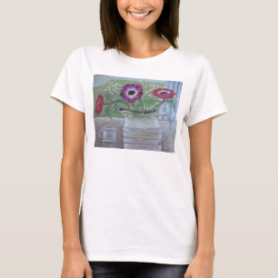 Camiseta Anémonas en el jarro blanco 2013