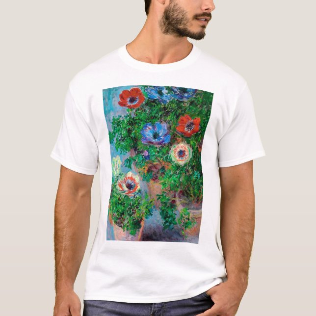 Camiseta Anemone, Monet (Anverso)