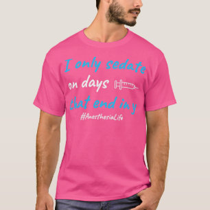 Camiseta Anestesia Enfermera CRNA Funny Anestesiólogo Anest
