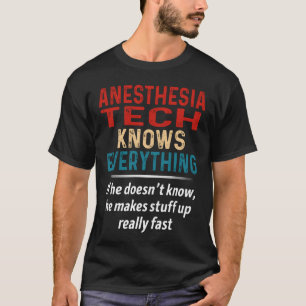 Camiseta Anestesia Tech lo sabe todo