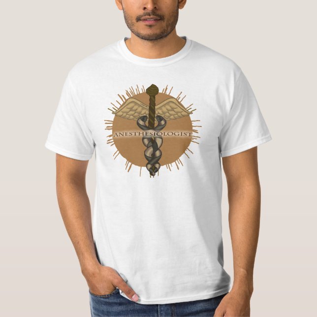 Camiseta Anestesiólogo Caduceus (Anverso)