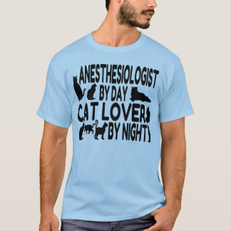 Camiseta Anestesiólogo Cat Lover