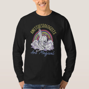 Camiseta Anestesiólogo Son Doctor Anestesia Uni Mágicos