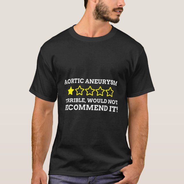 Camiseta Aneuralismo Aórtico Gracioso (Anverso)