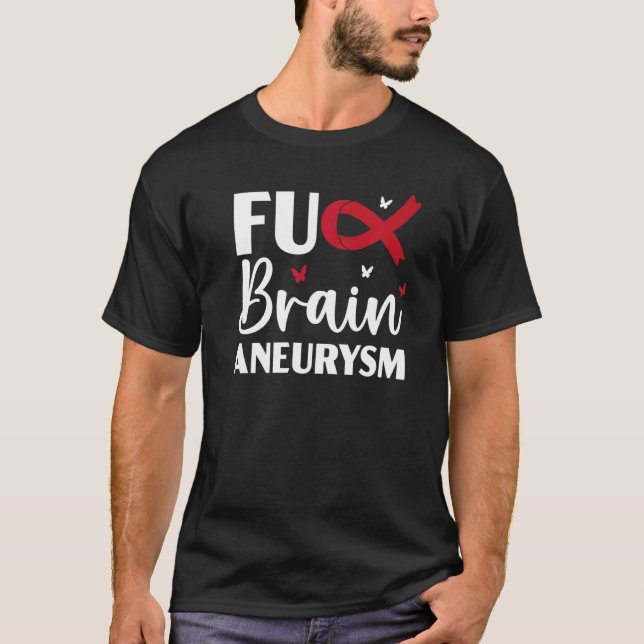 Camiseta Aneuralismo cerebral Guerrero Afección médica Aneu (Anverso)