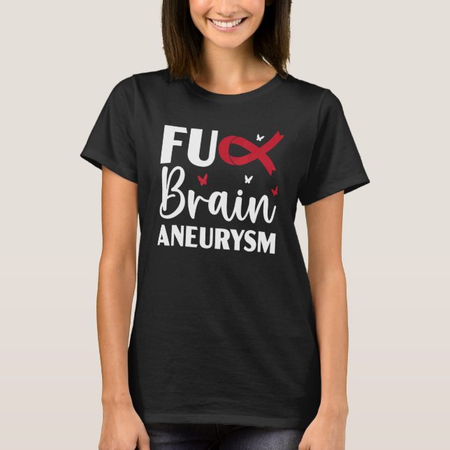 Camiseta Aneuralismo cerebral Guerrero Afección médica Aneu (Anverso)