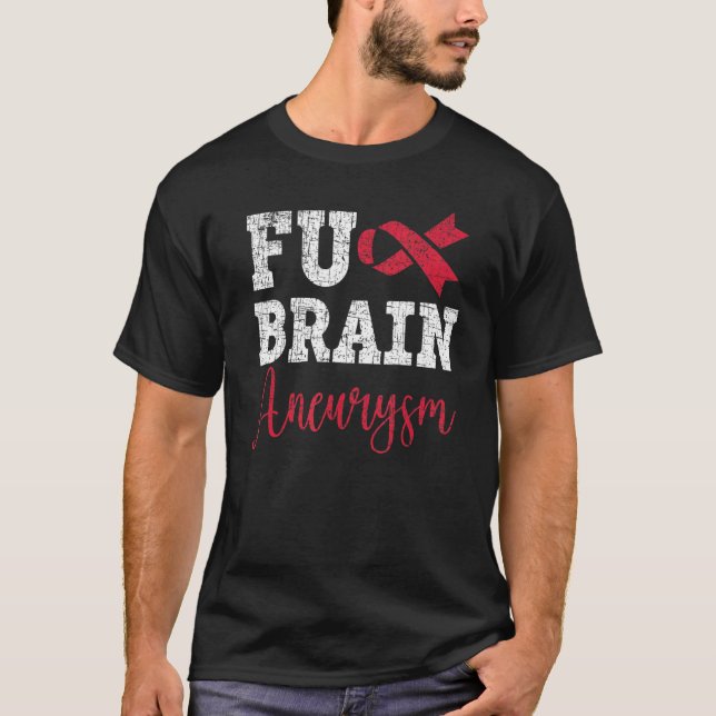 Camiseta Aneuralismo cerebral Guerrero Afección médica Aneu (Anverso)
