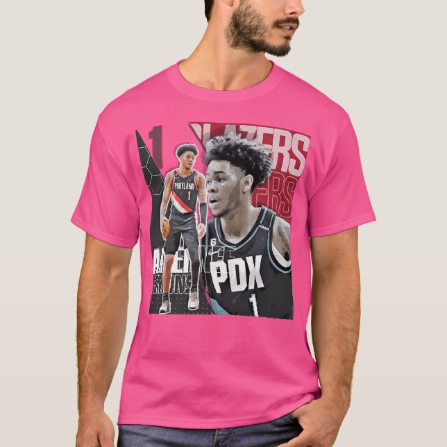 Camiseta Anfernee Simons Basketball Shirestry (Anverso)