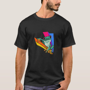 Camiseta Anfibio de rana retro