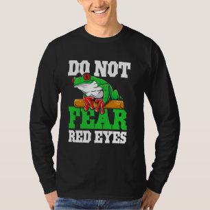 Camiseta Anfibio de selva tropical de árbol rojo