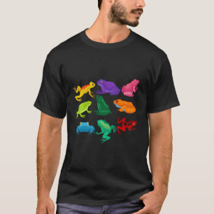 Camiseta Anfibios Anfibios De Veneno D Colores De Animales 