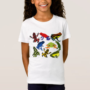 Camiseta ¡Anfibios de la rana de los niños de los niños 
