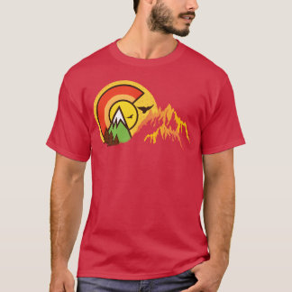 Camiseta Anfiteatro Red Rocks Bandera del estado de Colorad