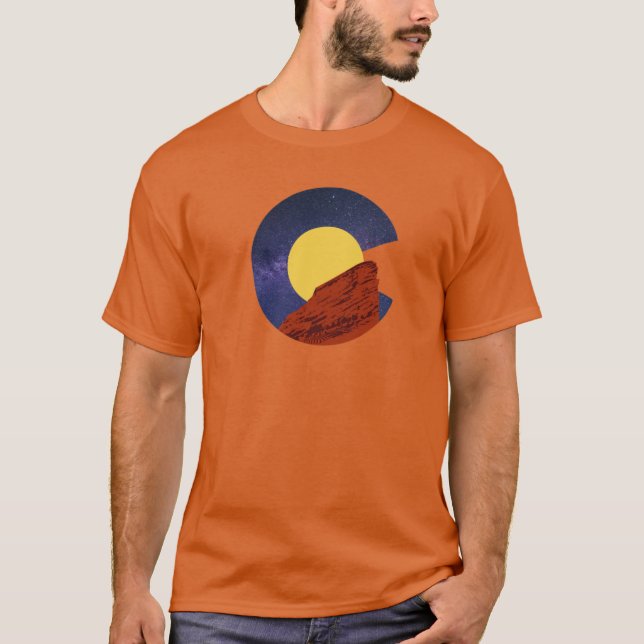 Camiseta Anfiteatro Red Rocks Morrison (Anverso)