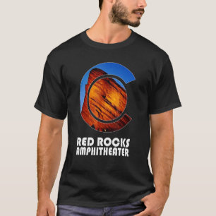 Camiseta Anfiteatro Red Rocks Morrison Colorado Conciertos