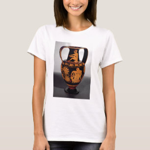 Camiseta ánforas de figuras rojas del ático que representan